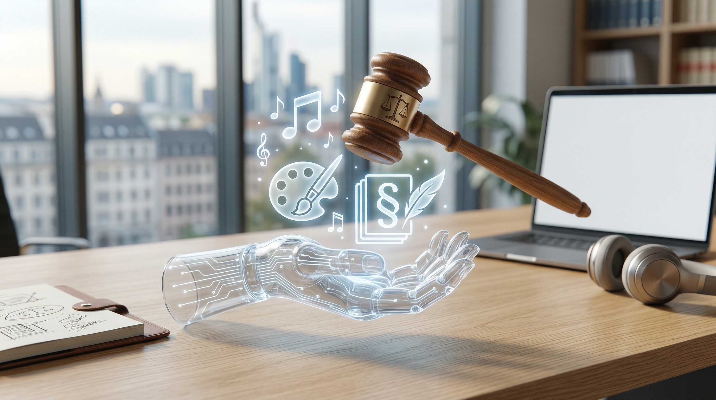 KI-generierte Musik, Kunst, Text: Wem gehören die Rechte?